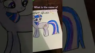 Cute little pony drawing comment the name of this character 😊