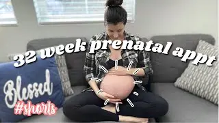 32 week PRENATAL APPOINTMENT at HOME with MIDWIFE #shorts