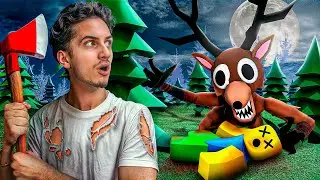 I Survived 99 NIGHTS in EVIL Roblox FOREST! (With UNCLE MOOSE)