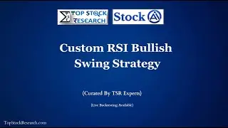 Стратегия анализа бычьего тренда RSI на заказ | Экспертные скринеры | TSR
