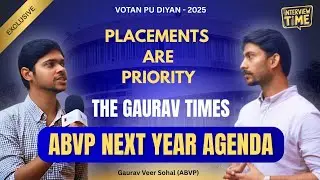 ABVP&rsquo;s Gauravveer Sohal Faces Tough Questions | Votan PU Diyan 2025