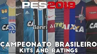 PES 2019 - Campeonato Brasileiro kits and ratings
