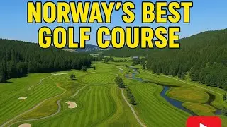 Golf course in Norway, Golfnane I Norge, زمین گلف در نروژ, Campo de golf en Noruega,