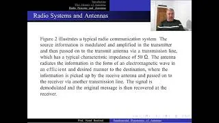 Fundamental Parameters of Antennas : Introduction, History, and Radio Systems and Antennas