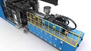 LSG H Large Size 2-Platen servo-hydraulic Injection Molding Machine 1500 to 3500 US tons clamp force