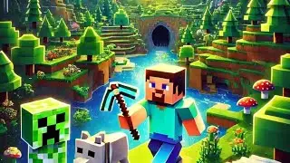 Minecraft #1 make. New house and garden