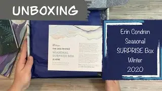 Unboxing & Review - Erin Condren  Winter Seasonal Surprise Box 2020.  BEST BOX EVER!