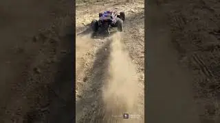 Traxxas Rustler slow-mo dirt launch