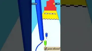 color pencil run drawing 😉😉 gameplay // l game channel // android & ios 4966655 #mobilegame #shorts