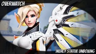 Overwatch - Mercy Statue Unboxing (Blizzard Gear Store)