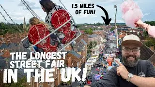I Visited the Longest Street Fair in the UK! 🎡