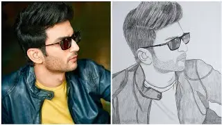 Trying To Draw Sushant Singh Rajput To Pay Tribute To His Soul | RIP SSR | #ripssr #legendaryactor