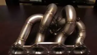 RWD 4G63T Monte Carlo SS JM Fabrication V-band Exhaust Manifold