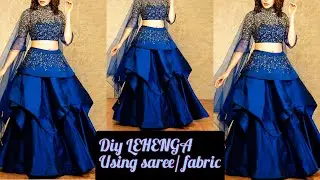 DIY:how to make Lehenga in 10 minutes(hindi)