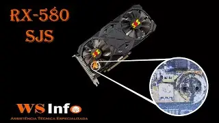Placa de Video RX-580 de um Inscrito literalmente pegou fogo, Sera que deu Reparo?