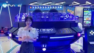 9D Virtual Reality Simulator Game Chair 360°infinite rotation