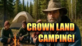 4 Days on Alberta Crown Land: Family Camping, Hunting & Wild Horses! (4K)