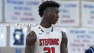 Duke commit Adrian Griffin Jr goes crazy during his season opener!