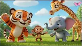 Happy Little Animals | kids songs | nursery rhymes