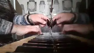 The Bevington chamber organ in Brecon Cathedral