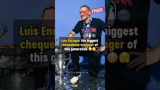 Is Luis Enrique a chequebook manager? 😳