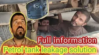 How to Repair a Leaking Car Fuel Tank Without Welding 😯 filling a hole with solder |Mehran  vlog |