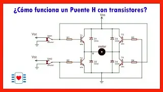 Puente H con transistores, para conectar motores parte (1)