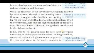 +1 English, Disasters and Disaster Management in India