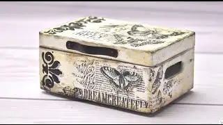 MIXED MEDIA BOX TUTORIAL --- DIY by Catherine