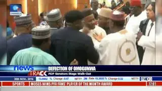 PDP Senators Stage Walk Out Over Defection Omogunwa