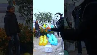 balloon chelenge funny video 😂😂#chelenge #funny #balloon #shorts