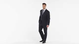 Athletic Fit Windowpane Suit / Complet coupe athletic &agrave; carreaux fen&ecirc;tre