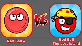 Red Ball 4, Red Ball The Lost Island -  Ipad Gameplay IOS #16