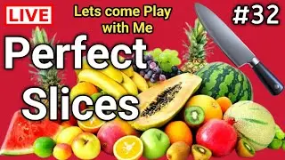 Perfect Slices🍎🔪Part - 32 Cutting Gameplay|Satisfying Slicing Action|Fast Fruits Cut|Knife Cut Game