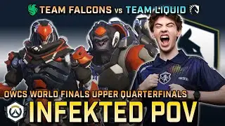 [ Infekted ] NA's TOP Tank | Team Falcons vs Team Liquid | OWCS World Finals Upper Quarterfinals
