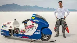 Matt Deeley @ Bonneville. Fastest bike during Speed Week 2024