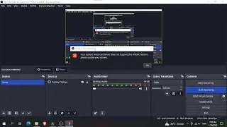 OBS Studio NVENC codec error - fix