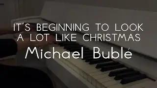 It's Beginning to Look a Lot Like Christmas - piano cover