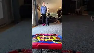 MejorChoy Bean Bag Toss Game 5 Holes Portable Cornhole Outdoor Board Toy with 8 Bean Bags
