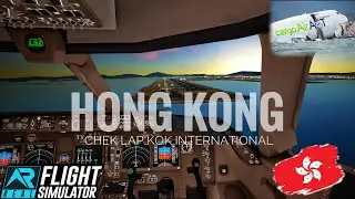 [4k] RFS-REAL FLIGHT SIMULATOR: AIR ACT CARGO landing at 🇭🇰 HONG KONG #rfs #airact #actcrash