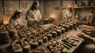Inside Ancient Roman Sandal Workshop: How Jesus&rsquo; Sandals Were Made (Full Process)