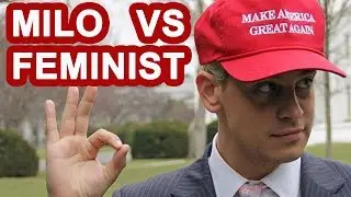 Milo Yiannopoulos Destroys A Feminist! MGTOW MRA