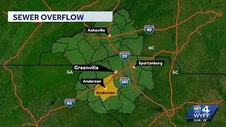 Town officials ask people to avoid area after 2,000 gallon sewer spillage