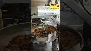 Dry Masala Making in Multipurpose Planetary Gas Cooking Kettle cook wok Machine for 300 Ltrs