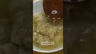 Pork Bone Broth #soup #shorts #wontonsoup