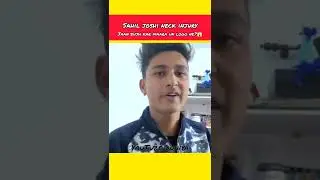 Sahil Joshi ki neck m injury kaise hui🤯||Jaan bujh kar maara logo ne? #sahiljoshivlogs #shorts