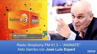 José Luis Espert con Aldo Gamba - FM Simphony - 24/03/2020