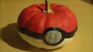 Pokeball Pumpkin Painting