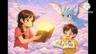  friendly dragon with Two Friends.  Episode -1