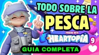 PESCA en HEARTOPIA 🐟✨ Guía COMPLETA y tips para volverte PRO como Vanya🩷🐠